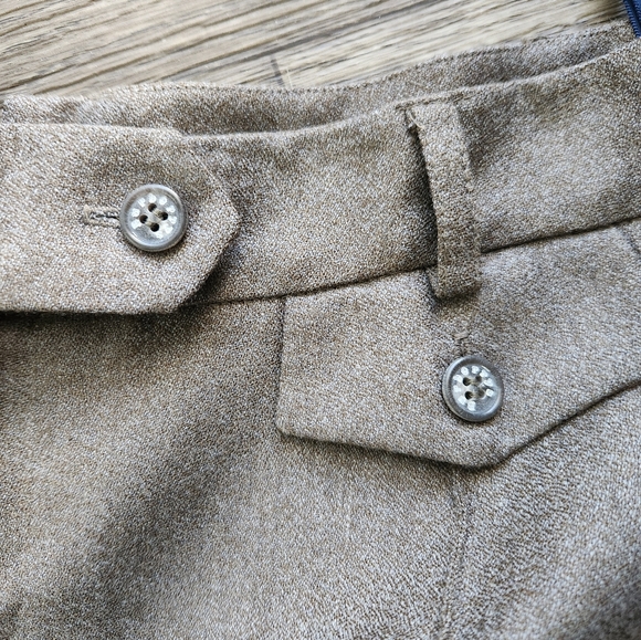 Burberrys Vintage Brown Wool High Waisted Trouser Pants - Picture 11 of 11